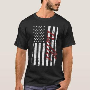 Camiseta Balé Dancer Ballerina American Flag Dance 2