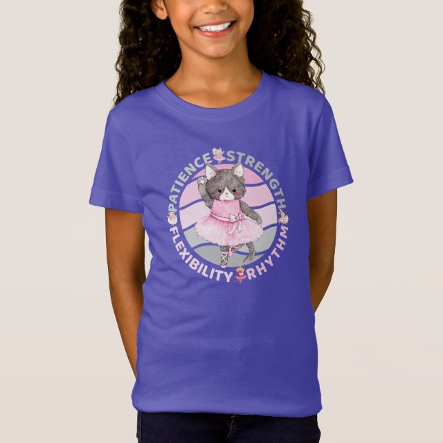 Camiseta Balé Dancer Core Values - Ballerina (Frente)