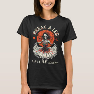 Camiseta Balé Dancer Zombie Ballerina Dance Academy Engraça