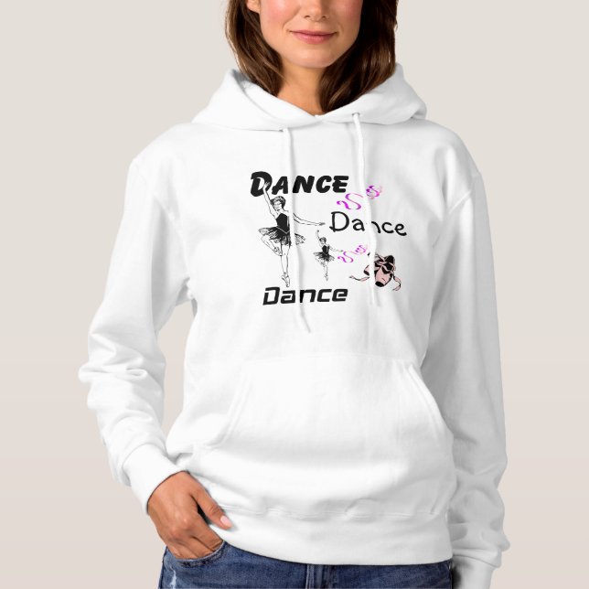 Camiseta Balé de dança de dança Hoodie (Frente)