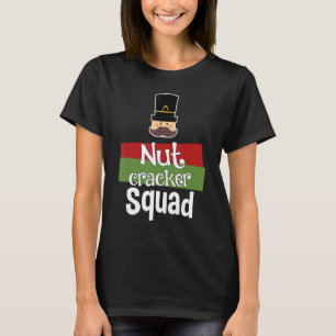 Camiseta Balé De Esquadrão De Nozes De Natal Dança Para Mul