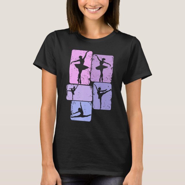 Camiseta Balé de Garota Ballerina (Frente)