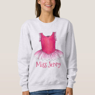 Camiseta Balé de professor de dança personalizado Tutu