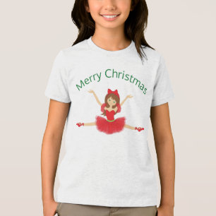 Camiseta Balé do Feliz Natal da bailarina