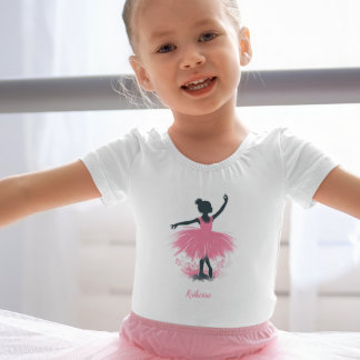 Camiseta Balé Elegante Ballerina Silhouette