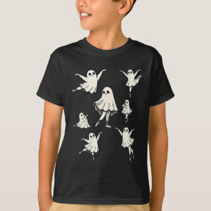 Camiseta Balé Fantasma balé Dançarino Spooky Dance Professo