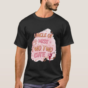 Camiseta Balé Garota Segundo Aniversário Tio Dois Cute Ball