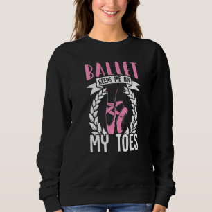 Camiseta Balé Me Mantém Na Dança Dos Dedos