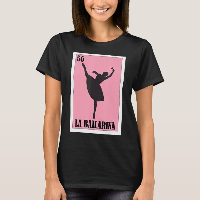 Camiseta Balé mexicano La Bailarina 7 (Frente)