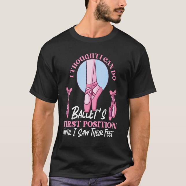 Camiseta Balé Para A Aspiração Balé (Frente)
