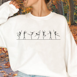 Camiseta Balé Skeleton Ballerinas