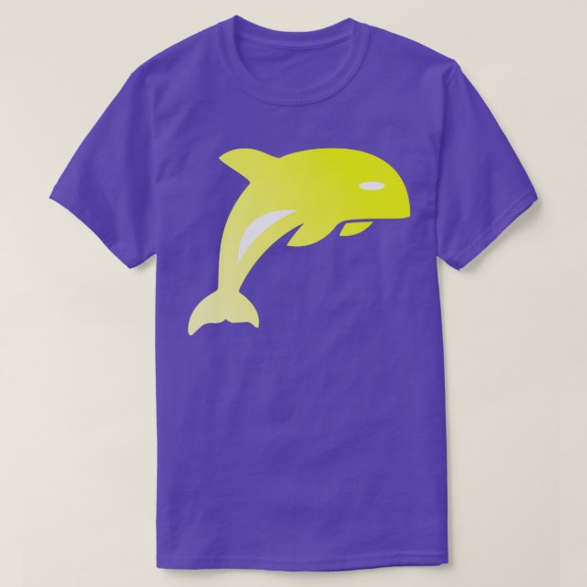 Camiseta Baleia Amarela 1 (Frente do Design)