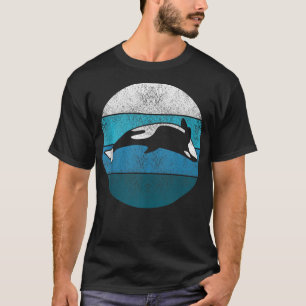 Camiseta Baleia Assassina-Espada, Retrorna Criaturas do Mar