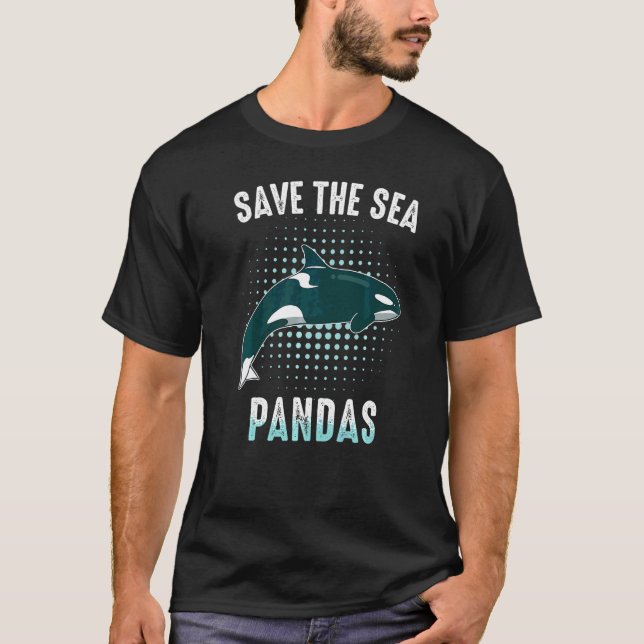 Camiseta Baleia Assassina Orca Oceano (Frente)
