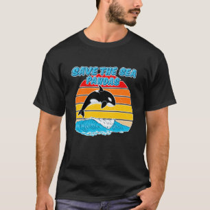 Camiseta Baleia Assassina Orcas Salva Pandas Mari