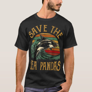 Camiseta Baleia Assassina Orcas Salva Pandas Mari