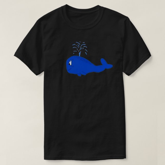 Camiseta Baleia azul 2 (Frente do Design)