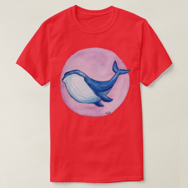 Camiseta Baleia Azul 50 1 (Frente do Design)
