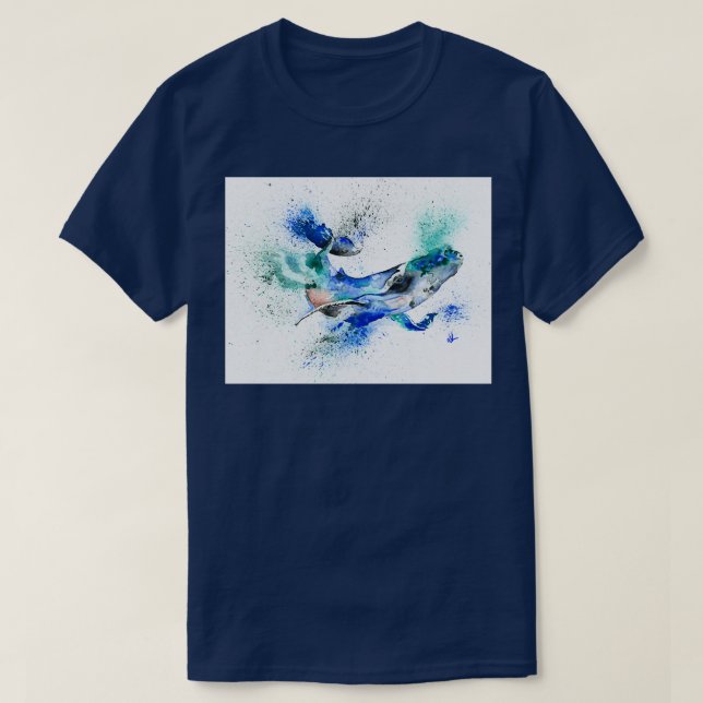 Camiseta Baleia Azul 85 1 (Frente do Design)
