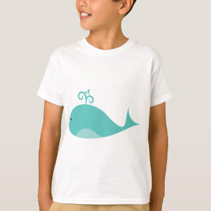 Camiseta Baleia azul bonito