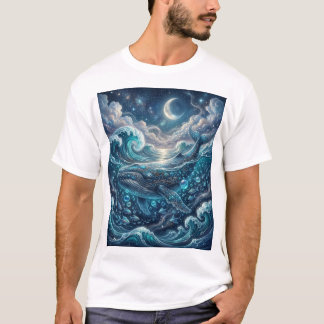 Camiseta Baleia Azul Sonhadora