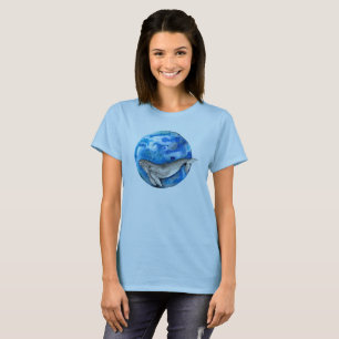 Camiseta Baleia Azul Terra