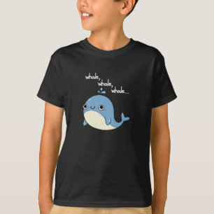 Camiseta Baleia, baleia, baleia Piada de Animal Marinho Fof