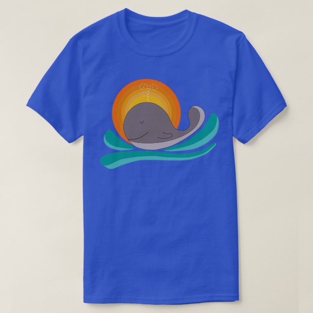Camiseta Baleia-bebê 1 (Frente do Design)