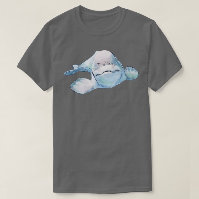 Camiseta Baleia Beluga 3 (Frente do Design)