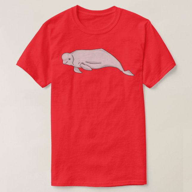 Camiseta Baleia Beluga 8 (Frente do Design)