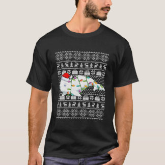 Camiseta Baleia Beluga Papai Noel Feia Baleia Beluga