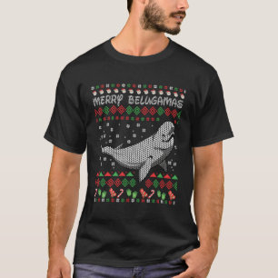 Camiseta Baleia Beluga Que Dona Fãs De Baleias Que Suam Par