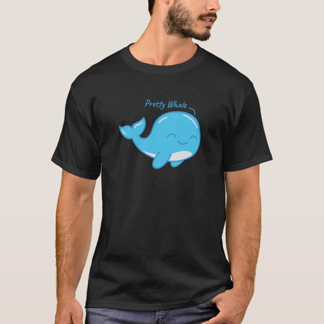 Camiseta Baleia bonito, Sorridente de Cuta (Frente)