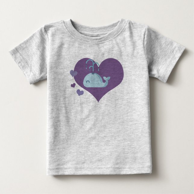 Camiseta Baleia branca (Frente)