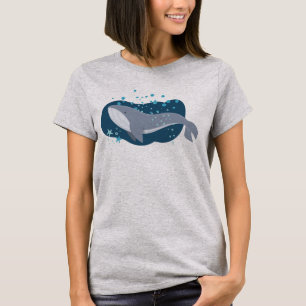 Camiseta Baleia branca