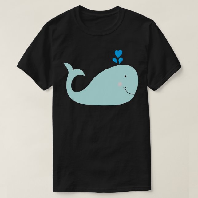 Camiseta Baleia com amor (Frente do Design)