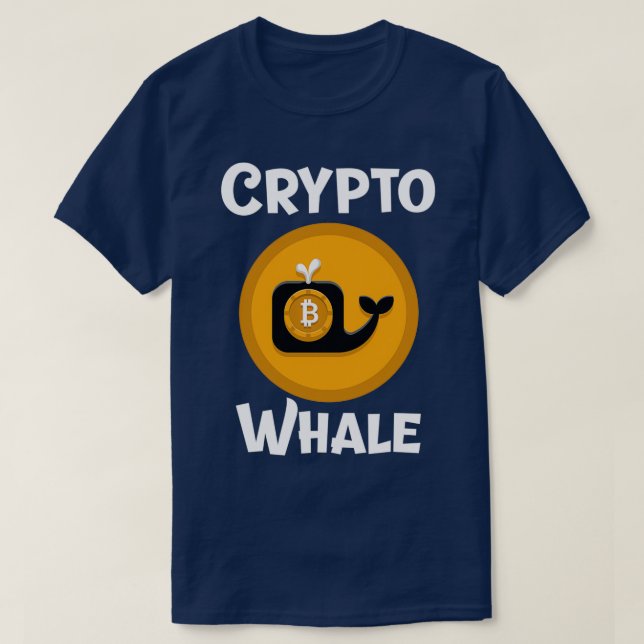 Camiseta Baleia-Cripto Engraçada (Frente do Design)