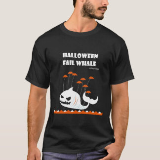Camiseta Baleia da falha do Dia das Bruxas