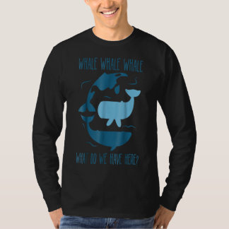 Camiseta baleia de baleia de baleia o que temos aqui baleia