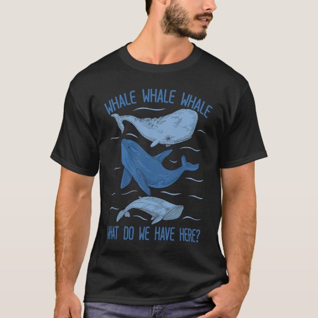 Camiseta Baleia De Baleia O Que Temos Aqui? (Frente)
