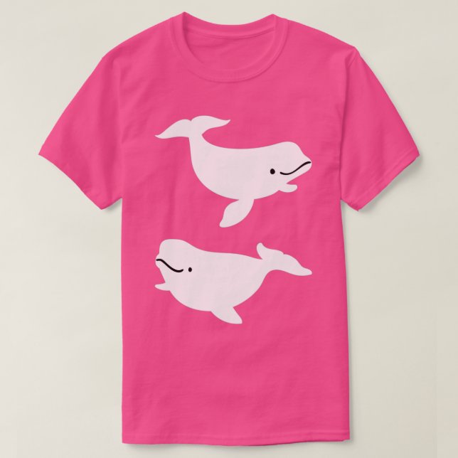 Camiseta Baleia de Beluga 15 (Frente do Design)