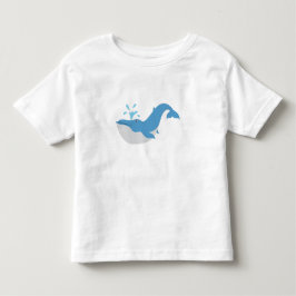 Camiseta Baleia de Oceano Azul Profundo
