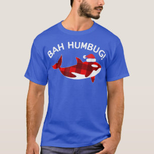 Camiseta Baleia de orca engraçada, roupa de árvore de natal