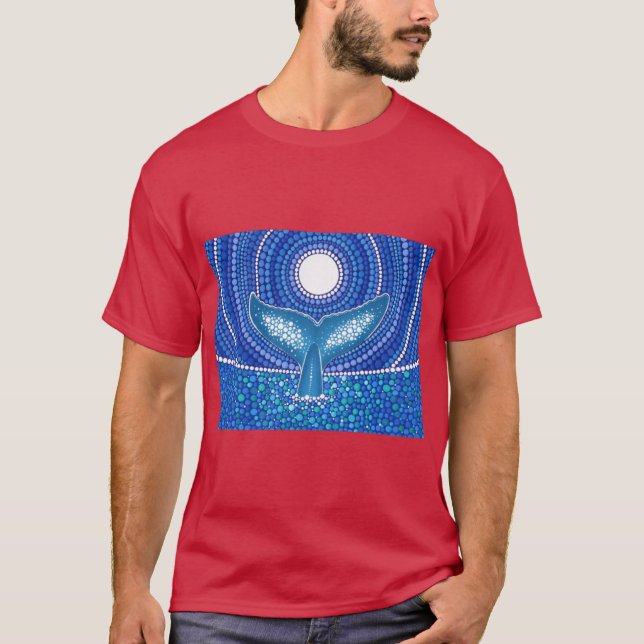 Camiseta Baleia de um menino ale (Frente)