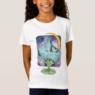 Camiseta Baleia Debaixo Da Lua
