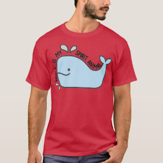 Camiseta Baleia É Meu Animal Espirituoso