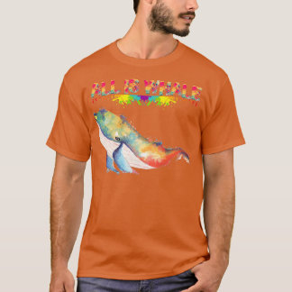 Camiseta Baleia Engraçada Baleia-Aranha Presente Oferta par