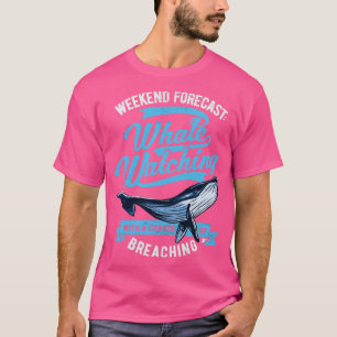 Camiseta Baleia Engraçada Observando Mamíferos do Mar 18