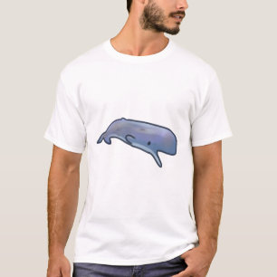 Camiseta Baleia-esperma-branca Delícia � Arte Animal Bela