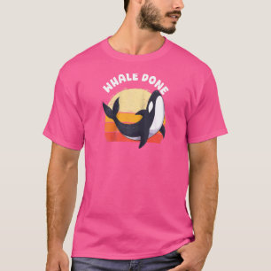 Camiseta Baleia Feita Bem Feita Orca Pun Golfinho Oceano An